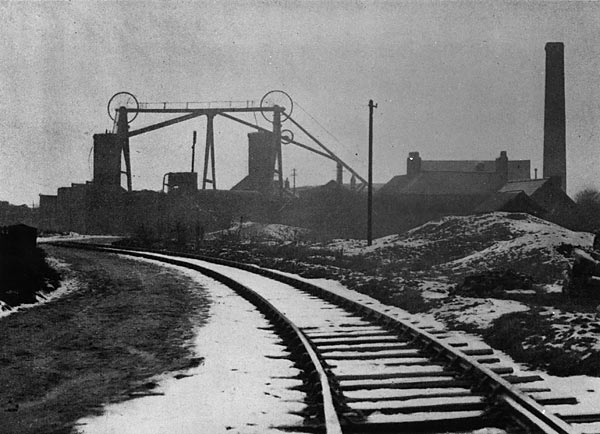 Brinsley Colliery from the railway track